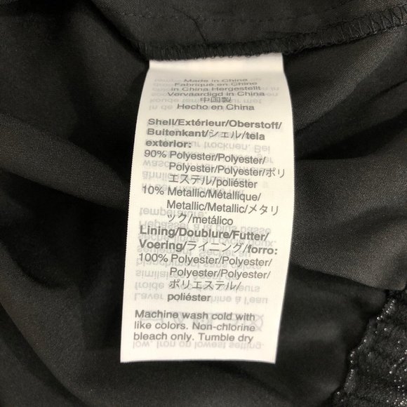 Madewell Shimmer Wrap Top Black Blouse Size Small - Picture 8 of 13